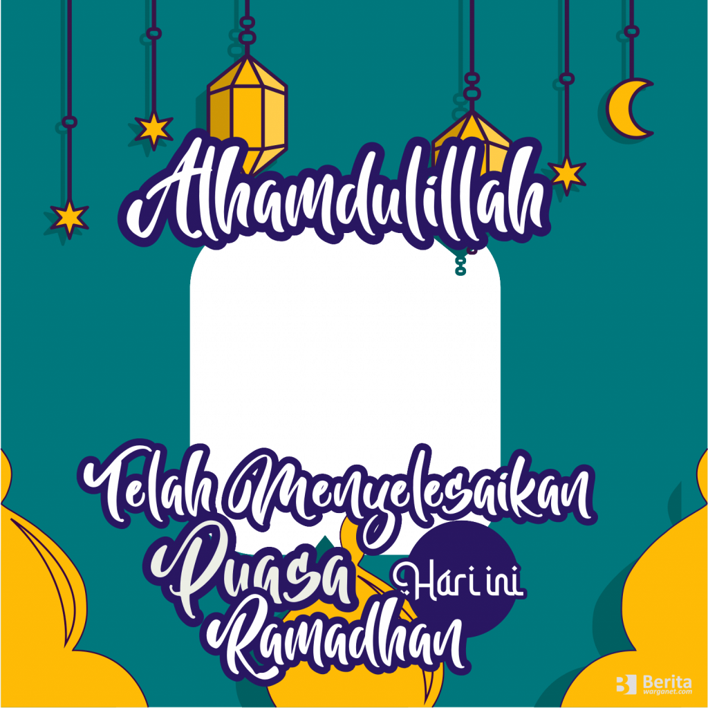Bingkai Foto Lulus Puasa Ramadhan Hari ini